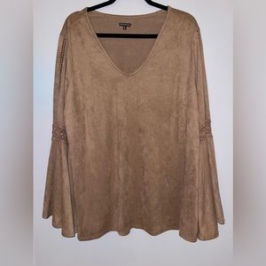 Suede Hannah Flowy Top